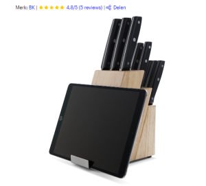 de nummer 5 uit de lijst