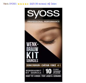 beste wenkbrauwverf nr1