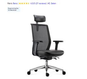 beste bureaustoel nr1