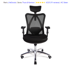 de nummer 5 uit de lijst