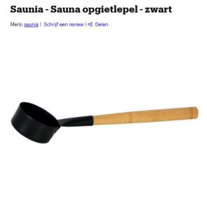 sauna opgietlepel nr1