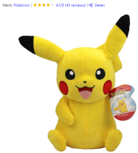pikachu knuffel