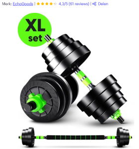 verstelbare dumbells nr2