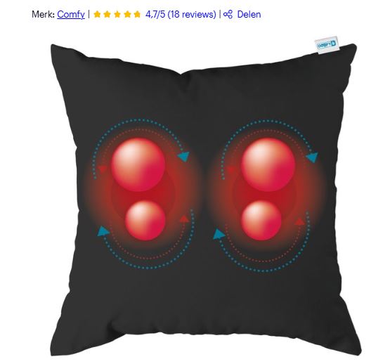 massagekussen met infrarood nr1