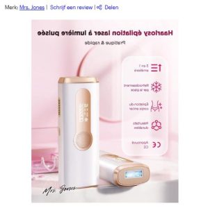 wenkbrauw epileer apparaat nr1